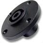 Imagem de 2 plugs conectores speakon 2 polos 4 vias modelo femea redondo painel resistente encaixe com trava