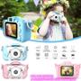 Imagem de 2 polegadas Mini câmera digital com tela HD recarregável para crianças bonito foto brinquedos com câmera brinquedo