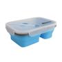 Imagem de 2 Potes Marmita com Tampa Silicone Retratil Bento  Nautika 