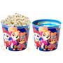 Imagem de 2 Potes para Pipoca Infantil Patrulha Canina Balde Oval Estampado Original 2.1L