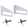 Imagem de 2 Prateleiras De Madeira Estilo Industrial Suspensa Max60bb