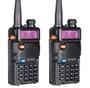 Imagem de 2 Rádio Walk Talk Comunicador Baofeng UV-5R Dual Band Uhf Vhf Fm