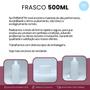 Imagem de 2 Recipientes De Plastico Frisado Para Produtos de Higiene 500ml