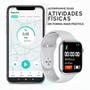 Imagem de 2 Relógios Inteligente Kit Casal Smartwatch Relogio Inteligente Com Nfc Envio Já