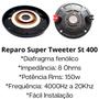Imagem de 2 Reparo Super Tweeter St 400 Compatível Com Selenium St400 Reforçado Resistente 150w 8 Ohms Fenólico