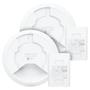 Imagem de 2 Roteadores Wi-fi 6 Access Point 3.0 Gbps + 2 Injetores Poe+  2 U6+ Ubiquiti Com 2 Fontes 48v 30w