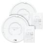 Imagem de 2 Roteadores Wifi 6 Access Point 5.3 Gbps + 2 Injetores Poe+  2 U6 Pro Ubiquiti Com 2 Fontes 48v30w