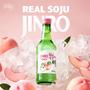 Imagem de 2 soju importado aroma de pêssego 13% jinro peach - 360ml