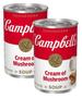 Imagem de 2 Sopa Concentrada Creme de Cogumelos CAMPBELL'S Lata 298G