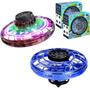 Imagem de 2 Spinner Voador Disco Voador Ovini Pião Eletrônico com Luz