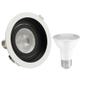 Imagem de 2 Spot Emb Red Recuo PAR20 + 1 Lâmpada LED 6W 3000K E27