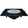 Imagem de 2 Spot Led Quadrado 5W Branco Quente 3000k Preto Bivolt