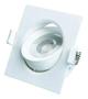 Imagem de 2 Spot Led Quadrado Direcional 5W Branco Frio 6500k Bivolt - Galaxy Led