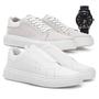 Imagem de 2 Tenis Casual Masculino Sneaker Oversize com Ajuste em Elastico Premium com Relógio