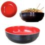 Imagem de 2 Tigelas Japonesa Bowl Oriental Melamina 1,1 L Cumbuca Owan