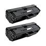 Imagem de 2 Toner Compatível 105A W1105 W1105A Para MFP137FNW Com Chip