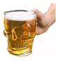 Imagem de 2 un Caneca Caveira De Vidro Chopp Cerveja Rock Style 365ml 7214 - LYOR