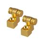 Imagem de 2 Un Rebaixador Dourado Cordas Guitarra Roller String Tree