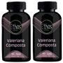 Imagem de 2 Valeriana Composta 500mg 120 Cápsulas - Melissa, Passiflora e Mulungu- Ethos Nutrition
