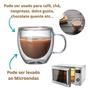 Imagem de 2 Xícaras Caneca De Vidro Para Café com Parede Dupla Cozinha