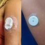 Imagem de 20 Adesivo Protetor De Libre Glicose Sensor + 20 Lenço Swabs