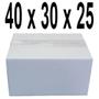 Imagem de 20 Caixas De Papelão Branco 40 x 30 x 25 para Transporte Mudança Correios Sedex