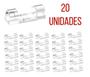 Imagem de 20 Clips Organizador Adesivo Fixador Para Cabos E Fios Passa Fio Auto Colante
