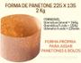 Imagem de 20 Formas Forneavel P/ Panetone E Chocotone 2 Kg