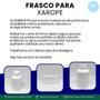 Imagem de 20 Frasco Com Tampa Rosca Branco Liso Para Alcool 250ml