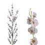 Imagem de 20 Galhos de orquídea artificial chuva de ouro enfeite para sala e quartos - DE8855