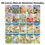 Imagem de 20 Livros Infantis de Histórias Clássicas Mini Clássicos de Sempre / Animais de Estimação Variadas Todolivro