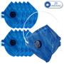 Imagem de 20 Máscaras Descartáveis com Válvula Respiratória Para Proteção KN910 Azul