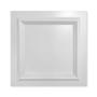 Imagem de 20 Placas 3D Decorativa Branca Revestimento Painel PVC Auto Relevo 50x50 Boiserie Premium