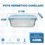 Imagem de 20 Potes Marmita Vidro Resistente 640ml Forno Microondas