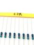 Imagem de 20 Resistor de Precisão 43K 1% 1/4W