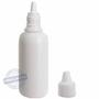 Imagem de 200 Frasco Plástico 30ml Conta gotas Branco - Ref 14804