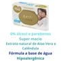 Imagem de 200 Toalhinhas / Toalha Umedecidas Mili Love & Care Kit 2 Pacotes x 100 Unidades com D-Pantenol / Camomila e Calêndula