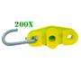 Imagem de 200pcs Esticador P/ Fio Fe (drop) Fibra E Cabo Utp Amarelo