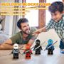 Imagem de 20pcs blocos de construção brinquedos pequena partícula diy boneca ninjago