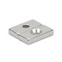 Imagem de 20pcs. Imã De Neodimio Retangular 20x10x4mm Com Furo - N35