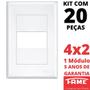 Imagem de 20un Placa 4X2 01 Módulo Com Suporte Evidence FAME 2885/3894