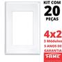 Imagem de 20un Placa 4X2 03 Módulo Com Suporte Evidence FAME 2887/3896
