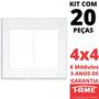 Imagem de 20un Placa 4X4 06 Módulos Com Suporte Evidence