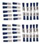Imagem de 20un Terminal Conector Azul Pré Isolados Macho e Fêmea Resistentes a Corrosão para Fios 2.5mm Quadros Elétricos