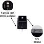 Imagem de 20x Relês Auxiliar De Partida 4 e 5 Pinos Com Suporte Universal Automotivo Com 20 Portas Reles Conjunto Com Terminais