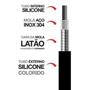Imagem de 2143 C80 CORPO PRETO T P Torneira Gourmet Bica Móvel Preta Mesa Pia Bancada Cozinha Tubo Flexível Preto P/ Filtros 1/4 ou Maq Lava Louças e Roupas 3/4