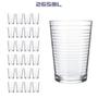 Imagem de 24 Copos Ginga 265ml Nadir Vidro Transparente Drinks Luxo