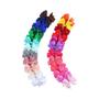 Imagem de 24 Grampos de Cabelo com Laço de Gorgorão para Meninas - Kit com 24 Peças