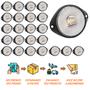 Imagem de 24 Lanterna Frontal Librelato LED Cristal 65mm c Sup e Conec