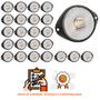 Imagem de 24 Lanterna Frontal Librelato LED Cristal 65mm c Sup e Conec